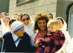 martin with mother teresa